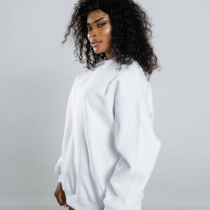 White basic sweatshirt